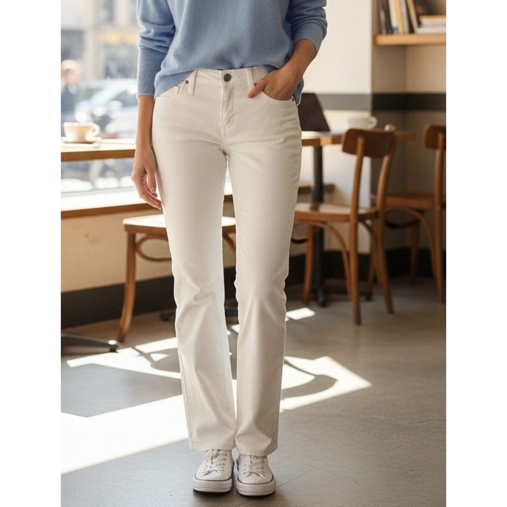 Wrangler Q-Baby Ultimate Riding Jeans Women's 34/17x34 Bootcut Midrise White NWT